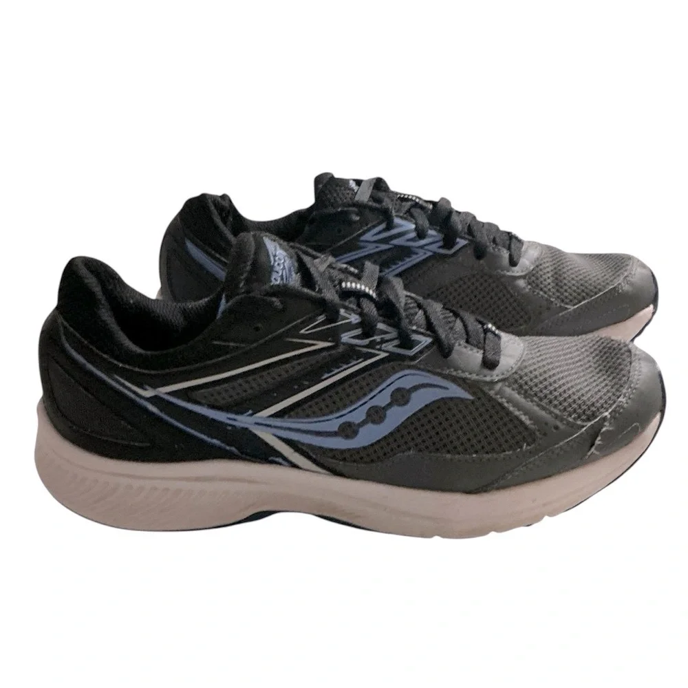 Saucony Cohesion 14 Black and Blue‎ Running Shoes size 9